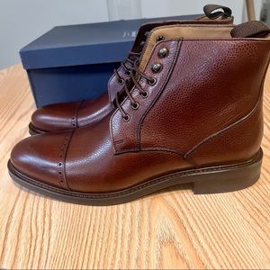 Leather Lace Up Boot